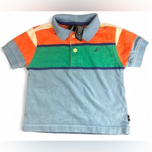 Nautica & Okie Dokie Boy 12M Bundle of 5 Colorful Baby Clothing Top & Bottoms - Picture 4 of 6